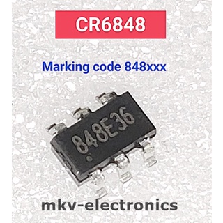 (1ตัว) CR6848 , Marking code 848E36 , 848K09 , 848L52 , 848*** , SOT23-6 (รหัสสินค้า M03026)