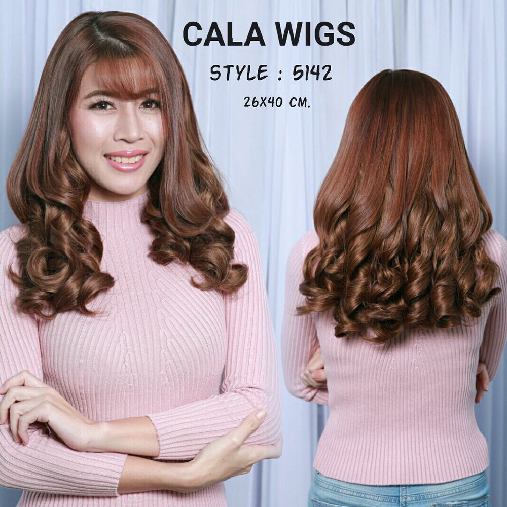 แฮร์พีช hairpiece  แฮร์พีชcalawigsราคาส่ง รหัส5142กว้าง26cmยาว40cm ชิ้นหนาพิเศษไหมด้านเหมือนผมจริง แฮร์พีชลอนสั้นหนาสวย