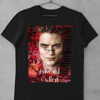 คอลูกเรือใหม่ เสื้อยืดลําลอง ผ้าฝ้าย 100% แขนสั้น คอกลม พิมพ์ลาย Robert Pattinson Edward Cullens Au261 Falfdj29Mokddp71