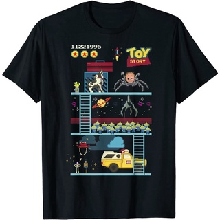 เสื้อยืดผ้าฝ้าย เสื้อยืดคอกลม แขนสั้น ผ้าฝ้าย 100% พิมพ์ลาย Pixar Movie Merchandise สําหรับผู้ชาย