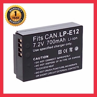 แบตเตอรี่กล้อง แคนนอนLP-E12/Canon Battery LP E12  LP-E12 Canon Camera Battery คุณภาพเทียบเท่าใช้กับกล้อง