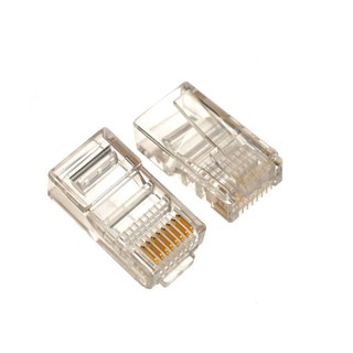 ส่งเร็ว หัวแลน Special RJ45 Tyco Electronics Land Cat6 100หัว/ 1กล่อง