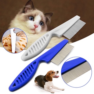 [Vip] Pet Dog Cat Teeth Brush Grooming Fur Hair Comb Tool Portable Cleaning Plastic