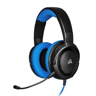 HEADSET (หูฟัง) CORSAIR HS35 STEREO (BLUE) (CA-9011196-AP) GAMING GEAR (#2306487139)