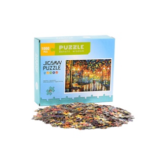 (พร้อมส่ง) จิ๊กซอว์ 1000 ชิ้น Jigsaw Puzzle สำหรับวัยรุ่นและผู้ใหญ่ งานอดิเรก