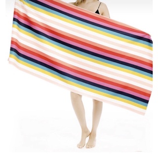 Micro fibre beach towel ผ้าปูอาบแดด ชายหาด ผ้าเช็ดตัวชายหาด ผ้าเช็ดตัวไมโครไฟเบอร์