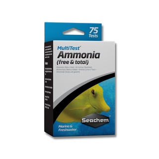 Seachem MultiTest™ Ammonia Measures total and free ammonia  วัดแอมโมเนียทั้งหมดและอิสระได้น้อยกว่า 0.05 มก. / ล