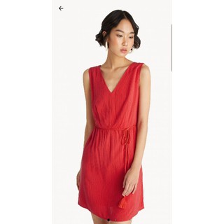 #ส่งต่อ POMELO Mini Rope Dress เดรสแดง SIZE M