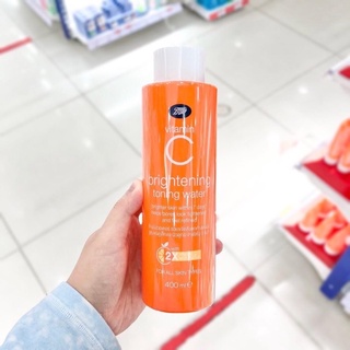 BOOTS VITAMIN C บู๊ทส์ วิตามิน ซี ไบรท์เทนนิ่ง โทนนิ่ง วอเตอร์ 400 มล.