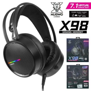 หูฟังเกมมิ่ง Nubwo X98 Gaming Headset 7.1 Virtual Surround Sound USB