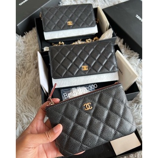 Chanel O case black caviar holo 25