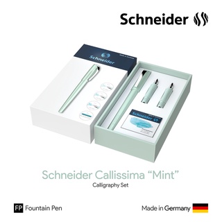 Schneider Callissima "Mint" Calligraphy Fountain Pen Set - ชุดปากกาหมึกซึมอักษรประดิษฐ์