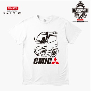 เสื้อยืดผ้าฝ้ายพิมพ์ลายแฟชั่น เสื้อยืด พิมพ์ลาย Mitsubishi Canter Mania สไตล์อินโดนีเซีย สําหรับรถยนต์