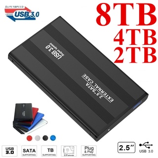 ฮาร์ดดิสก์ภายนอก Hdd USB3.0 SATA ความเร็วสูง 2.5 นิ้ว 8TB 4TB 2TB USB 3.0 SATA แบบพกพา