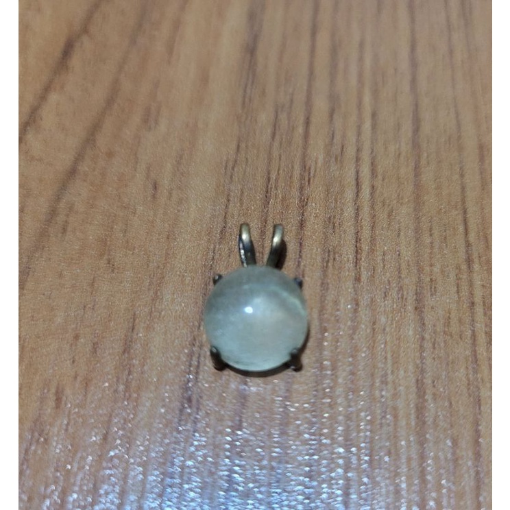 Libyan desert glass จี้เงินแท้ สะเก็ดดาวธรรมชาติ