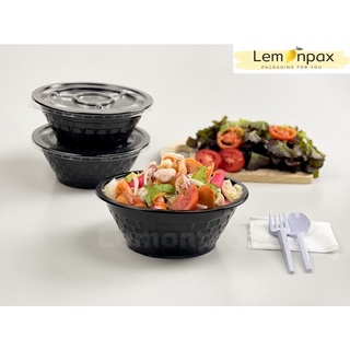 (ขายแยกแถว) ชามพลาสติก พร้อมฝาปิด ชามสำหรับใส่อาหาร มีหลายขน…
