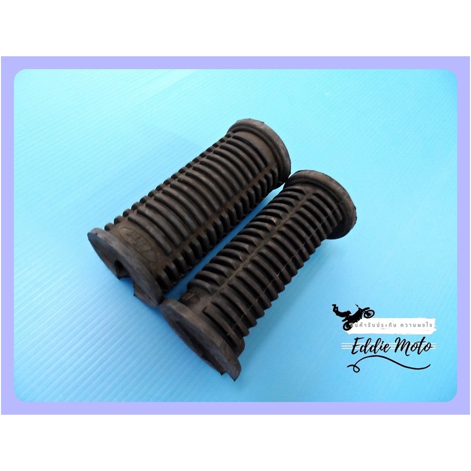 FRONT FOOT PEG RUBBER "BLACK" For HONDA BENLY C92 C95 CA95 CA92 CA160 CS92 CS95 // ยางพักเท้าหน้า
