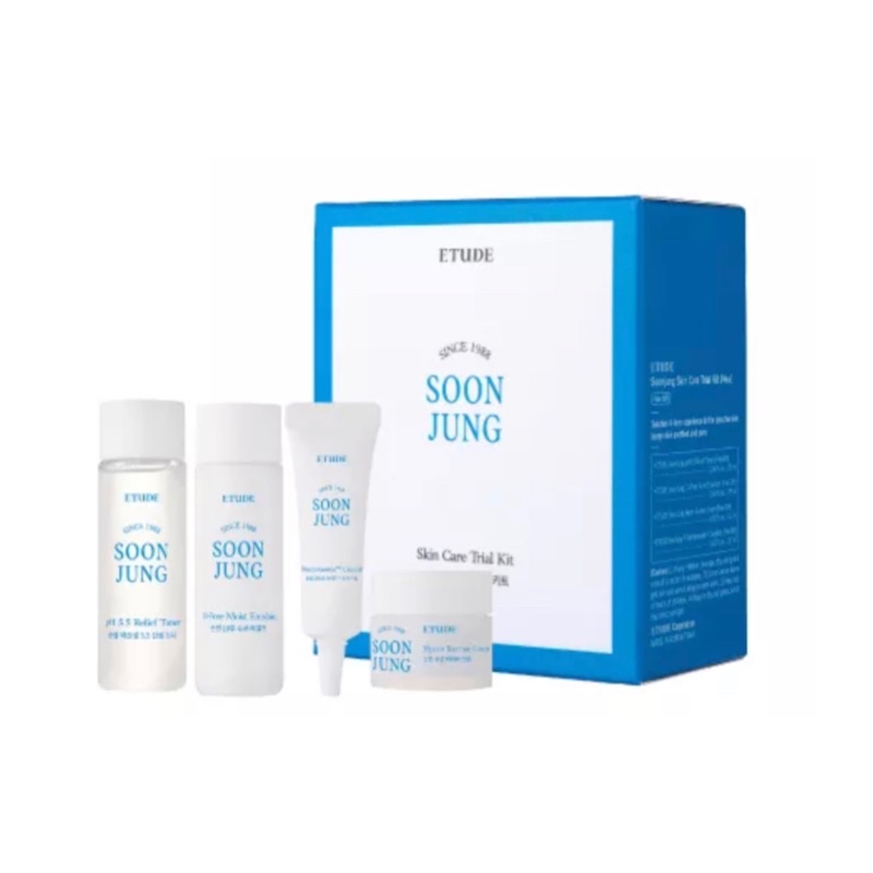 [พร้อมส่ง] ETUDE SOON JUNG Skin Care Trial Kit(4ea)
