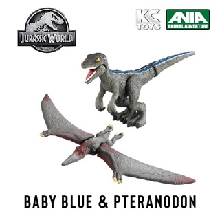 Takara Tomy อาเนีย  Ania Jurassic World Baby Blue &amp; Pteranodon