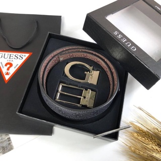 GUESS Leather Belt Set