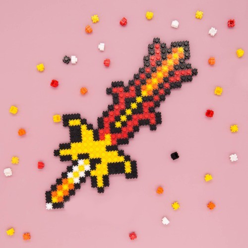 [Blockland] เซ็ตตัวต่อ เลโก้ Mini lego Block Fire Sword 🗡