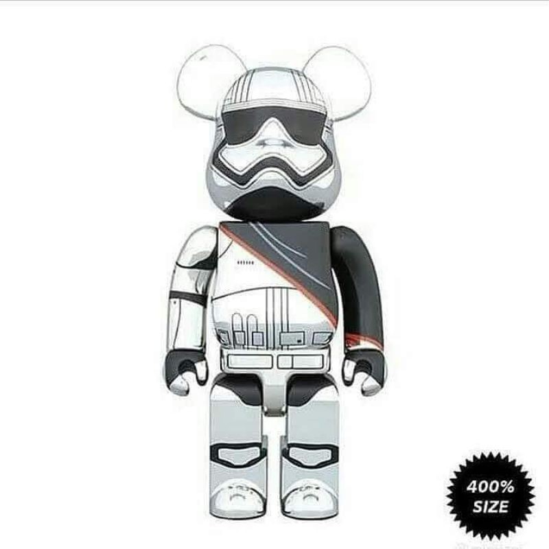 Bearbrick  Star Wars  Captain Phasma 400% **ของแท้ มือ1**