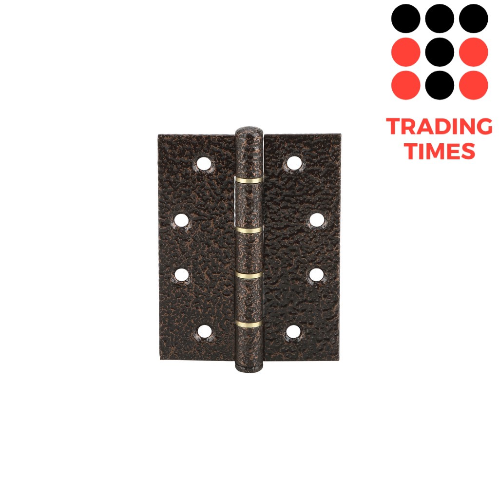 Hafele 489.04.011 บานพับประตู สีน้ำตาลรมดำ 4x3