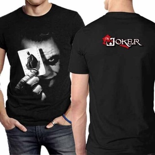 เสื้อยืดครอปเสื้อยืด พิมพ์ลาย The Joker Batman TshIrt 2 ด้าน สําหรับผู้ชาย และผู้หญิงS-5XL