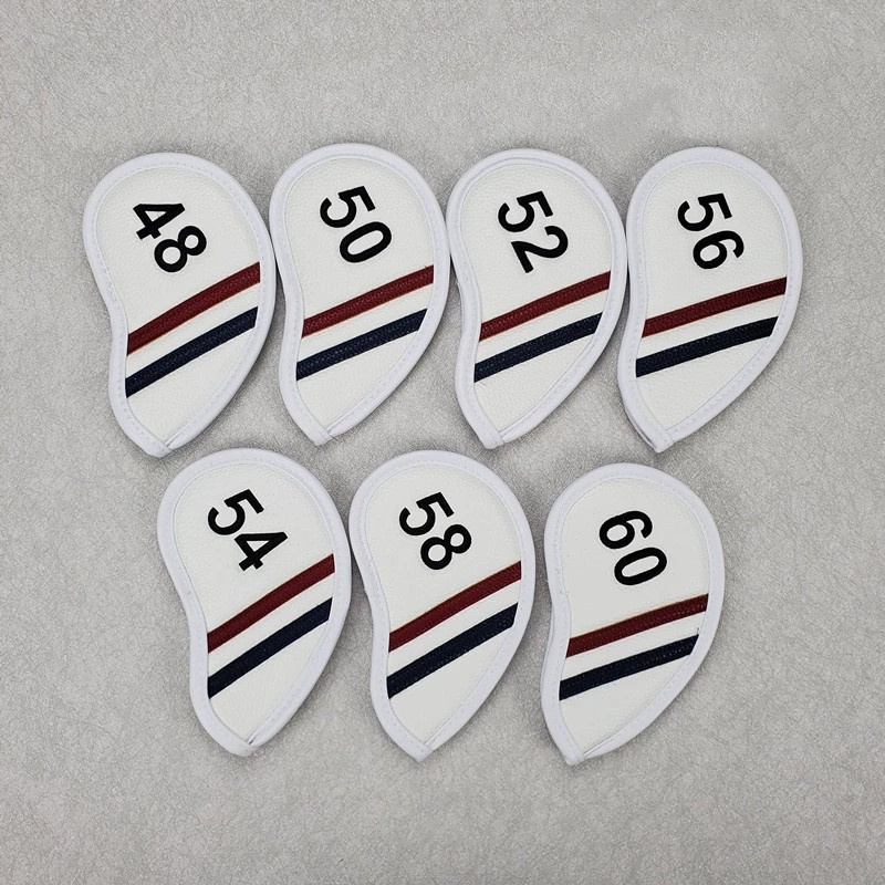 Golf Wedge CoverGolf Club Cover สําหรับ Golf Wedge Golf Pitching Wedge Golf Sand Wedge All องศา 48°50°52°54°56°58°60°  ปิดแม่เหล็กหนัง ปู่ กันน้ํา