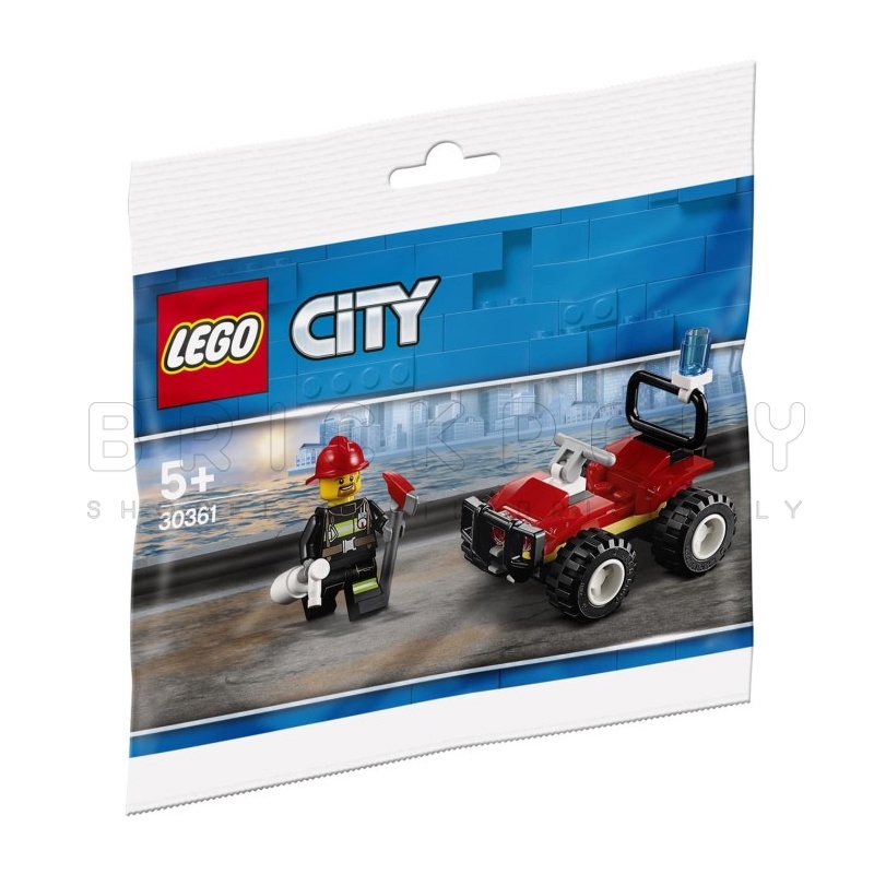 Block Toys 125 บาท 30361 : LEGO City Fire ATV Polybag Mom & Baby