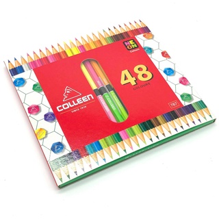 สีไม้คลอรีน Colleen 2หัว 48 สี / 2หัว 60 สี รุ่น 787