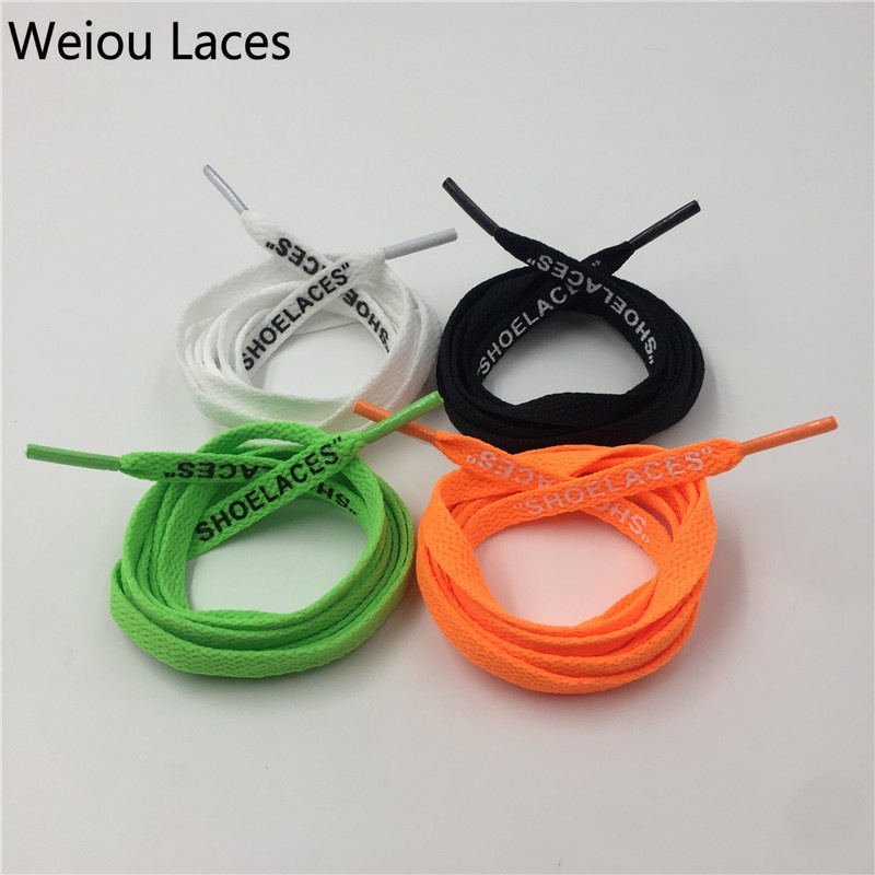 [Viou] 8 มม.แบนเชือกผูกรองเท้าตาข่ายลูกไม้ Single-Head พิมพ์เชือกผูกรองเท้า Precision ทอใสพิมพ์แนวโน้มแฟชั่น Casual All-Match ผู้ชายผู้หญิงกีฬา Laces รองเท้าลําลอง Laces