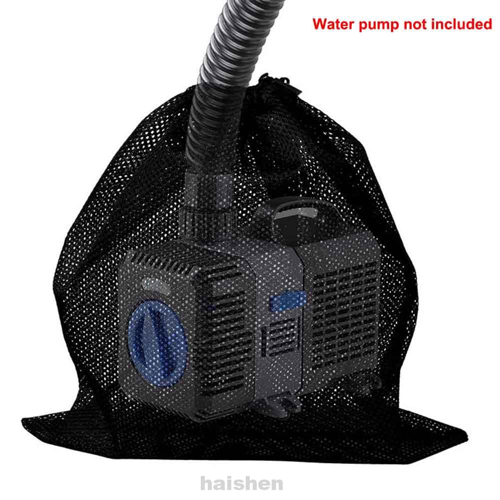 Outdoor Home Fish Tank Water Pump With Drawstring Black Anti Clogging