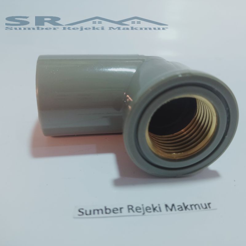 Knie Dart In ทองเหลือง 1/2" inc ด้ายข้อศอก ด้าย L ใน KDD 1/2 ทองเหลือง