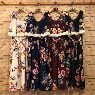 🌼Maxidress ลายดอก🌹🌷