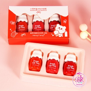 HengFang ลิป ลิปทินท์ Fresh Lip Tint  ลิปกลอส ลิปสติก ลิปจุ่ม ลิปกลอส ลิปแมท ลิปทินท์สีสวยซึมเร็ว ลิป ลิปพกพาง่าย