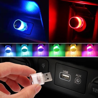 โคมไฟ LED USB ขนาดเล็ก แบบพกพา สําหรับตกแต่งภายในรถยนต์