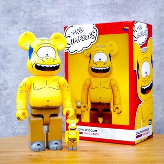 BE@RBRICK 400%+100% THE SIMPSONS : Cyclops Wiggum [New]