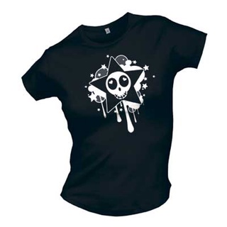 เสื้อยืดโอเวอร์ไซส์ตุ๊กตาน่ารัก - Starskully Girlie ShirS-3XL