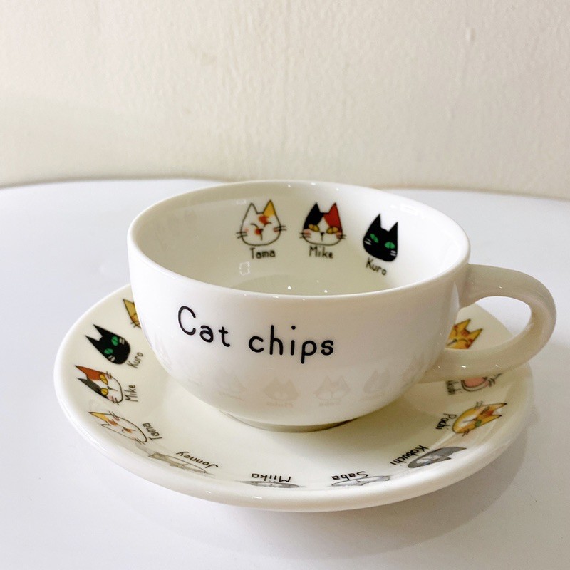 ชุดกาแฟ Cat Chips by azuki รูปแมว