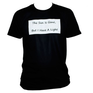 T-shirt  เสื้อยืด พิมพ์ลายเนื้อเพลง Nirvana The Sun Is Gone Kurt Cobain Grunge Band สําหรับผู้ชายS-5XL