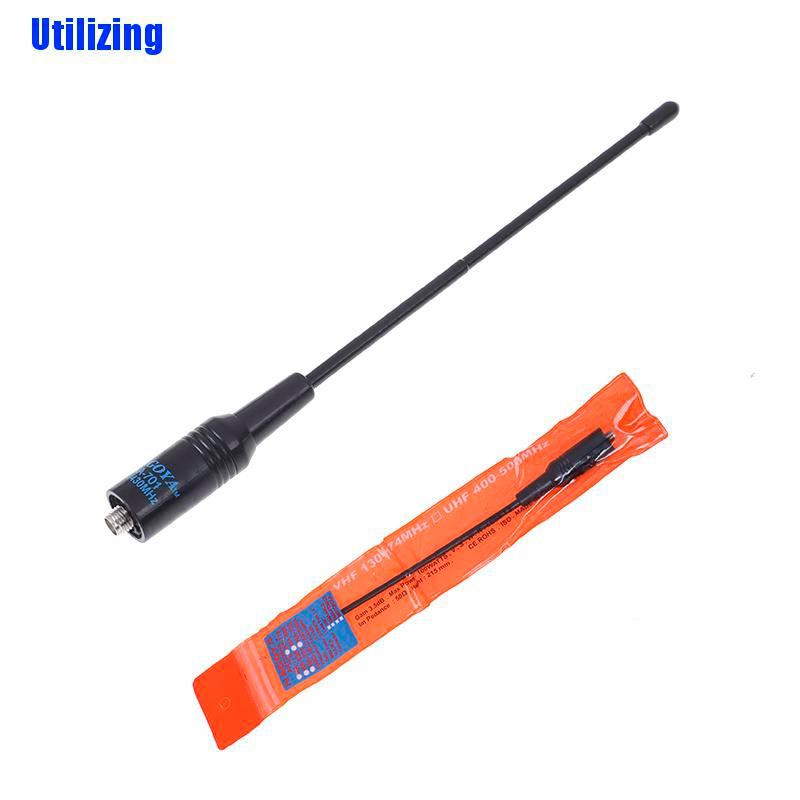 การใช้ na - 701 sma - f 144/430 mhz เสาอากาศเครื่องส่งรับวิทยุดูอัลแบนด์สําหรับ uv - 5r