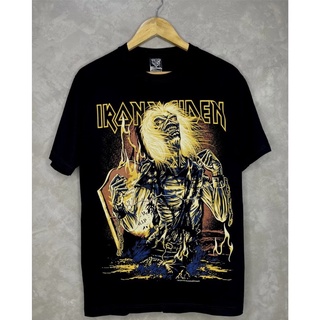 เสื้อวง วินเทจ แขนสั้น มือหนึ่ง แท้ IRON MAIDEN👹👺