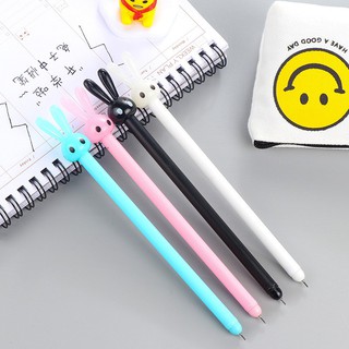 1pcs Korean stationery cute cartoon super cute rabbit pen 0.5mm gel pen