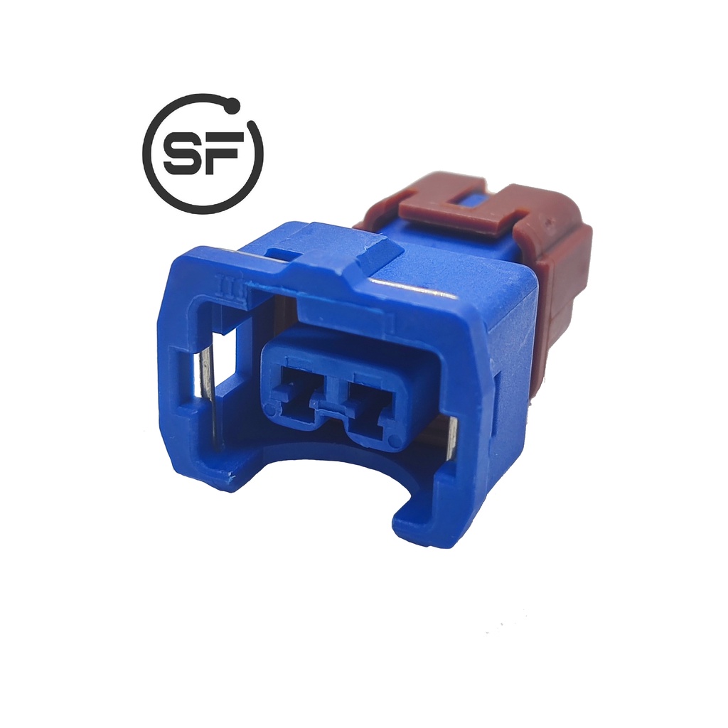 Mitsubishi 4G92 Mivec Intake Air Temperature IAT Sensor Socket Connector 2 Pin