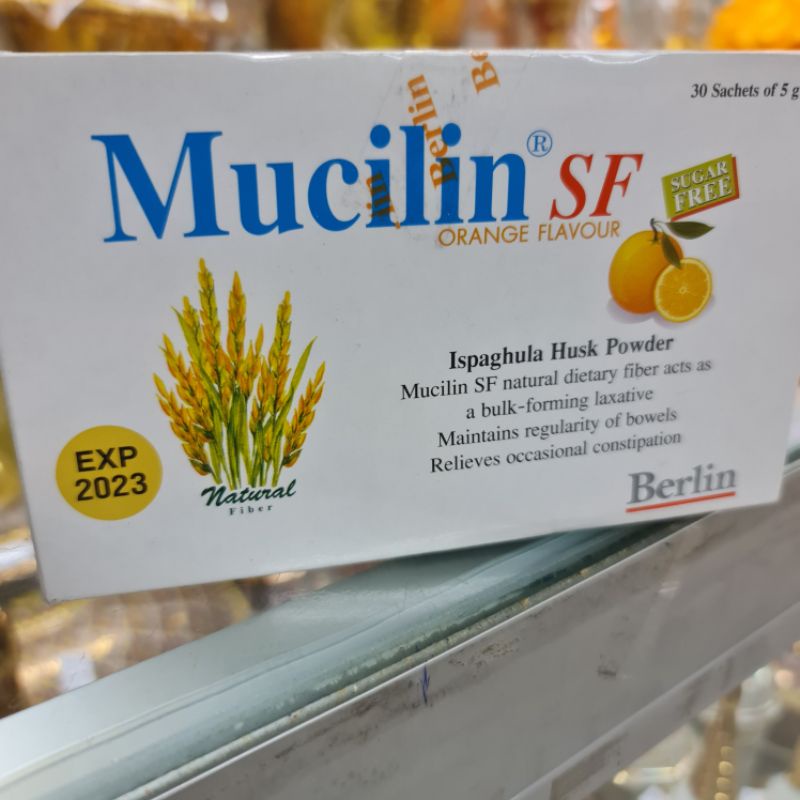 mucilin sf sugar free Mucilin sf orange flavourNature fiber musilin*****รุ่นหายาก sf = sugarfree รุ่