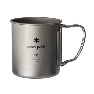 Snow Peak Titanium Single Wall 450 Mug (MG-143) แก้วน้ำไททาเนียม