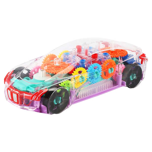 Childrens Toy Car Baby Electric Transparent Gear Concept Boy Girl ...