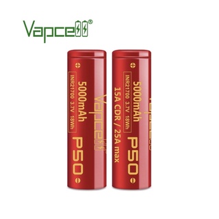 Vapcell P50 INR21700 5000mAh 3.7V ของแท้เช็คโค๊ตได้