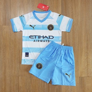 ชุดบอลเด็ก แมน ซิตี้ Man City Kit 2022/23 AAA (TTพร้อมส่ง)